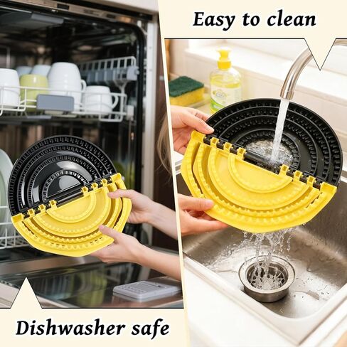 Tortilla Press & Quesadilla Maker, 4-in-1 Tortilla Sealer Crimper for Empanadas, Dumplings, 10/8/6/4 Inch Press in Kuwait