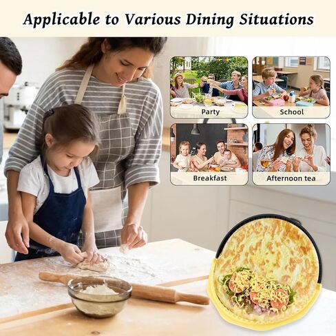 Tortilla Press & Quesadilla Maker, 4-in-1 Tortilla Sealer Crimper for Empanadas, Dumplings, 10/8/6/4 Inch Press in Kuwait