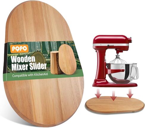 Wooden Mixer Slider Compatible with KitchenAid 6/7/8 Quart Bowl-Lift Stand Mixer, Kitchen Countertop Sliders in Saudi Arabia