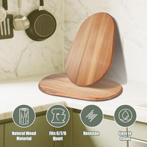 Wooden Mixer Slider Compatible with KitchenAid 6/7/8 Quart Bowl-Lift Stand Mixer, Kitchen Countertop Sliders in Saudi Arabia