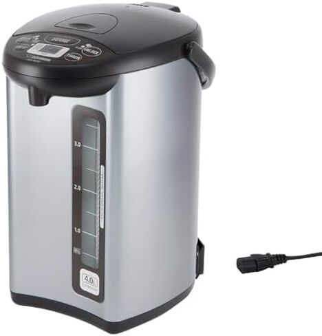 Zojirushi CD-WGC30TS Micom Water Boiler & Warmer 3.0 Liter, Silver Dark Brown, PFAS-free & BPA-free in Saudi Arabia