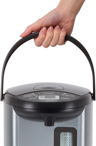 Zojirushi CD-WGC30TS Micom Water Boiler & Warmer 3.0 Liter, Silver Dark Brown, PFAS-free & BPA-free in Saudi Arabia