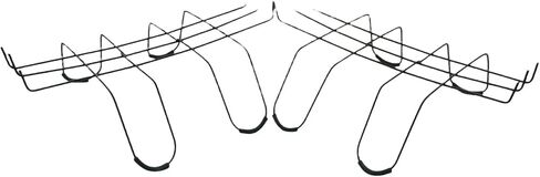 Floral Tombstone Hugger 12 in x 17 in Wire Memorial Rustproof Galvanized Gravestone Saddle Cemetery Headstone Saddle (2) in Kuwait