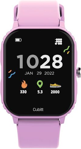 Cubitt Teens Smartwatch, 1.85" Touchscreen Fitness Tracker – Obsidian Black in Saudi Arabia