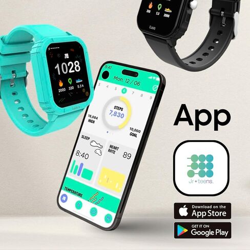 Cubitt Teens Smartwatch, 1.85" Touchscreen Fitness Tracker – Obsidian Black in Saudi Arabia