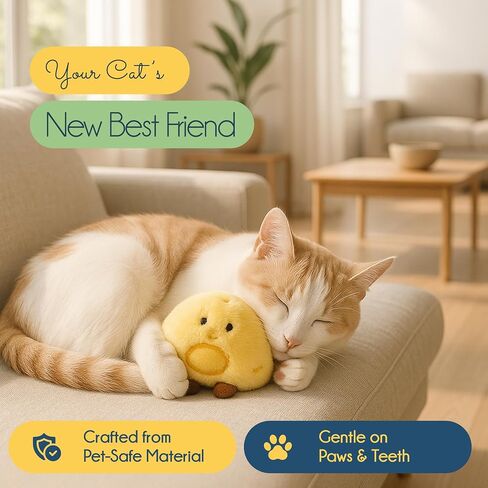 Oh My Cat! Interactive cat Toys – Automatic Electric self-Play Toy Pack Supplies for Bored Indoor Cats, Kittens, and Adult Pets; Moving Stimulation Games, Cute Catnip Ball, Funny Exercise Gift in Saudi Arabia