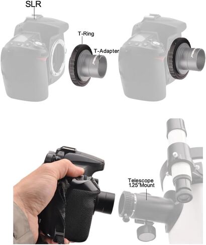 Starboosa 2 Inch to 1.25 Inch Telescope Eyepiece Mount & Camera Adapter - for 1.25 inch Telescope Eyepiece & SLR - for 2 Inch Mount of telescopes in Saudi Arabia