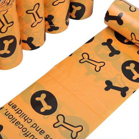 Dog Poop Bags Rolls, 120 Count Colorful Leak Proof & Tear Resistant Refill Rolls for Dog Waste Cleanup, Puppy Walking and Travel in Saudi Arabia