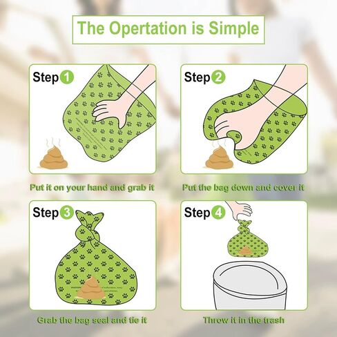 Dog Poop Bags Rolls, 120 Count Colorful Leak Proof & Tear Resistant Refill Rolls for Dog Waste Cleanup, Puppy Walking and Travel in Saudi Arabia
