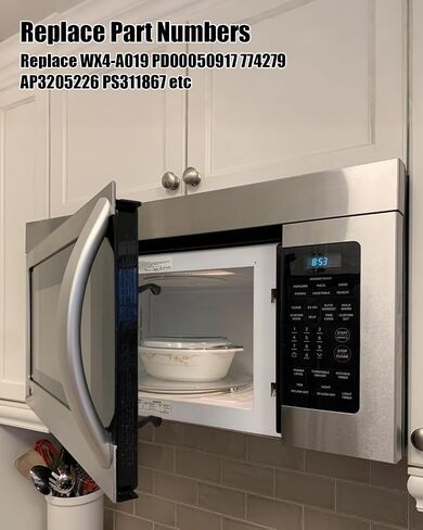 طقم تركيب تحت الخزانة للميكروويف يحل محل WX4-A019 JXA019K WX04-F0B6-01 مناسب لفرن الميكروويف GE JE740BK01 JE740WK01 JEM1040DM1BB PEM1050DM1BB in Kuwait