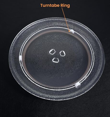 Microwave Turntable Ring, 7.44 & 8.66 Inch Replacement Microwave Turntable Accessories for Roller Spinner for 9-12 Inch Glass Plates, Oven Tray Plate Holder Durable Support Parts in Saudi Arabia