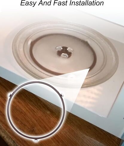 Microwave Turntable Ring Fits for GE JE1140WD001 LG 5889W2A012H 5889W2A012M Replace WB06X45707 AGG32988717 in Saudi Arabia