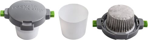 Medelco Recycle A Cup - أداة إعادة تدوير كبسولات القهوة أو الشاي - متوافقة مع أكواب K - أفضل أداة إعادة تدوير كبسولات القهوة ذات الخدمة الواحدة - إعادة تدوير أكواب K - قطاعة كبسولات تقديم واحدة (عبوة من 2) in Saudi Arabia