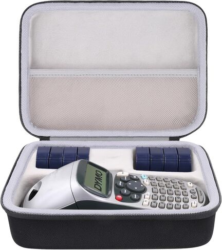 khanka Hard Case for DYMO LetraTag LT-100H / LT-100H Plus Handheld Label Maker - Compact Travel Storage Bag Compatible with DYMO LetraTag LT-100H / LT-100H (Case Only) in Kuwait