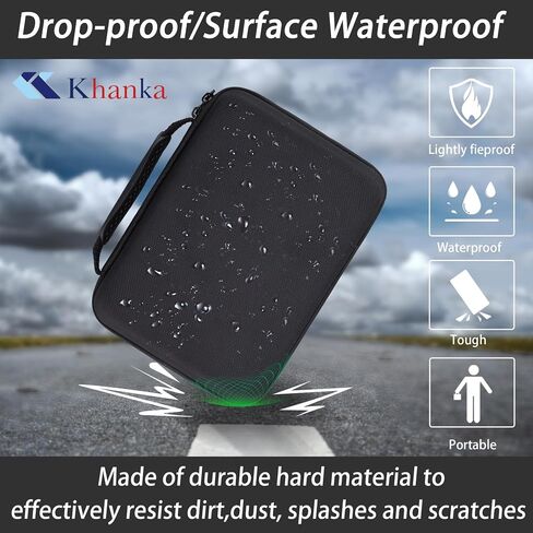khanka Hard Case for DYMO LetraTag LT-100H / LT-100H Plus Handheld Label Maker - Compact Travel Storage Bag Compatible with DYMO LetraTag LT-100H / LT-100H (Case Only) in Kuwait