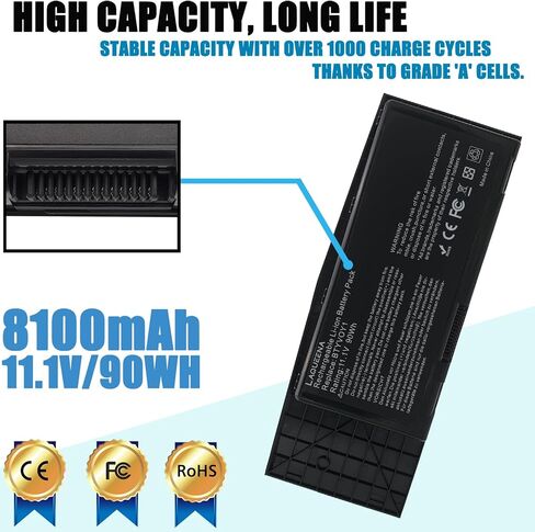 بطارية كمبيوتر محمول LAQUEENA C31N1522 متوافقة مع ASUS Q553U N593UB N593UB-1A Series C31PMC6 0b200-01880000 11.4V 45Wh in Kuwait