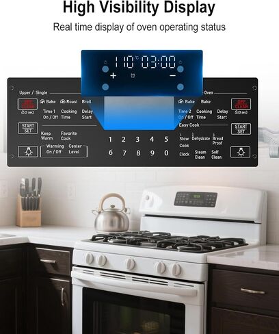 DG34-00032A Oven Membrane Switch Touchpad with Black Display Fit for Samsung Stove Oven Replacement NE59J7750WS/AA NE59J7850WG/AA NE59J7750WS/AC NE59J7850WS/AA-03/06, Microwave Switch Membrane in Saudi Arabia