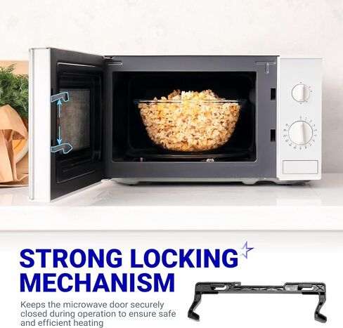 BlueStars 5304522796 Microwave Door Latch - Compatible with Frigidaire Electrolux Gibson Kelvinator Westinghouse Kenmore - Replace AP6979662 4977138 OEM20938991 PS12746282 EAP12746282 in Saudi Arabia