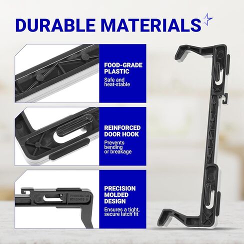 BlueStars 5304522796 Microwave Door Latch - Compatible with Frigidaire Electrolux Gibson Kelvinator Westinghouse Kenmore - Replace AP6979662 4977138 OEM20938991 PS12746282 EAP12746282 in Saudi Arabia