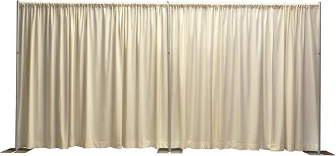 Pipe & Drapes Portable Stand Kit, 8FT x 20FT Photo Backdrop Set with Portable Stand, Photography Background for Weddings, Birthday Parties, Business Events (Bone) in Saudi Arabia
