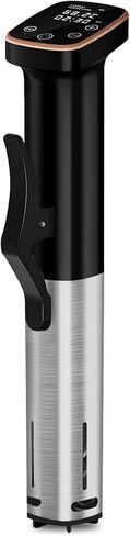 طباخ Sous Vide، آلة Sous Vide بقدرة 1100 واط، طباخ دقيق لدورة غمر مع تحكم باللمس، درجة حرارة دقيقة، هادئ للغاية، مقاوم للماء IPX7، تسخين سريع والتحكم في الوقت in Kuwait