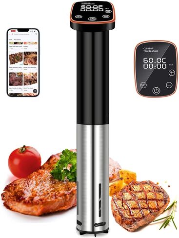 Sous Vide Cooker, Sous Vide Machine 1100 W, Immersion Circulator Precisional Cooker with Touch Control, Accurate Temperature, Ultra-quiet, IPX7 Waterproof, Fast Heating and Time Control in Saudi Arabia