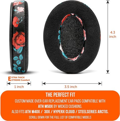 WC PadZ Velour - Earpads for Audio Technica, HyperX, Arctis & More in Kuwait