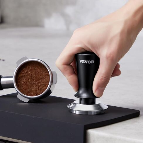 VEVOR Espresso Tamper 53mm, Spring Loaded Coffee Tamper, 30 lbs Tamper Tool Espresso, Stainless Tamper with Non-Slip Grip in Saudi Arabia