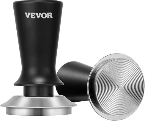 VEVOR Espresso Tamper 53mm, Spring Loaded Coffee Tamper, 30 lbs Tamper Tool Espresso, Stainless Tamper with Non-Slip Grip in Saudi Arabia