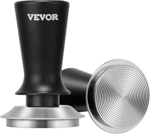 VEVOR Espresso Tamper 53mm, Spring Loaded Coffee Tamper, 30 lbs Tamper Tool Espresso, Stainless Tamper with Non-Slip Grip in Saudi Arabia