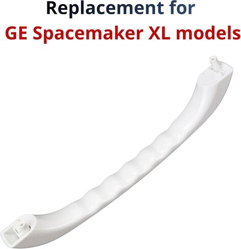 مقبض الميكروويف مناسب لـ GE WB15X335 AP2021148، مقبض باب سحب أبيض مطور لاستبدال GE Spacemaker XL، مسافة فتحة التثبيت 10.39 بوصة/26.4 سم لـ JVM1350WW JVM1340WW JVM1330WW JVM1339WW03 in Kuwait