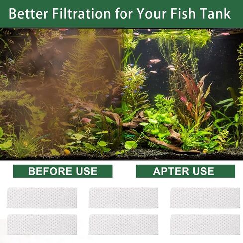 شاشة حيوية لمرشح الطاقة Fluval C3، وسائط مرشح حوض السمك البديلة، مجموعة استبدال الرغوة الحيوية 6 قطع، وسائط مرشح لأحواض المياه العذبة والمياه المالحة in Kuwait