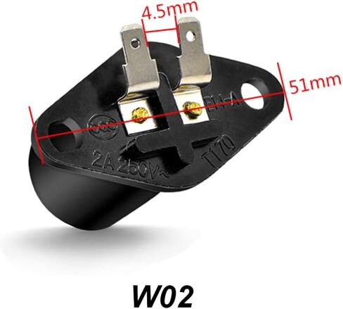 Ruiandsion Microwave Light Bulb Socket Z187 T170 Holder Base Replacement for Universal Microwave Pear Oven Lamp Socket-W02 in Saudi Arabia