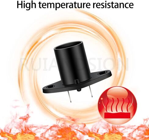 Ruiandsion Microwave Light Bulb Socket Z187 T170 Holder Base Replacement for Universal Microwave Pear Oven Lamp Socket-W02 in Saudi Arabia
