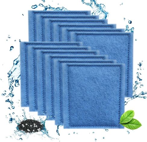 12 Pack Rite-Size C Filter Cartridges, Compatible with MarineLand Penguin PRO Power Filters 275/375, Original Penguin Power Filters 200/350 & AQUA-Tech 20-40/30-60 Fish Tank Filter Replacement in Saudi Arabia
