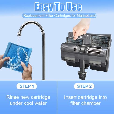 12 Pack Rite-Size C Filter Cartridges, Compatible with MarineLand Penguin PRO Power Filters 275/375, Original Penguin Power Filters 200/350 & AQUA-Tech 20-40/30-60 Fish Tank Filter Replacement in Saudi Arabia