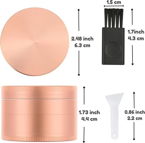 Spice Grinder 2.4 in (Rose Gold) NEXZEN in Saudi Arabia