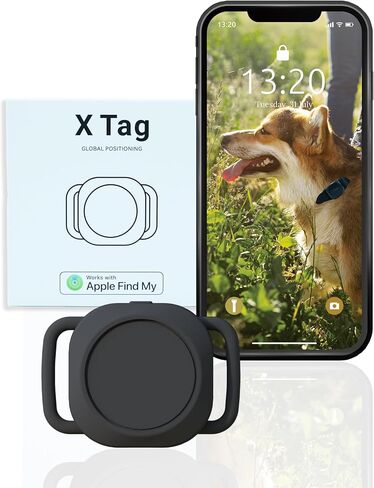 Dog Tracker, TRESBUNNY Smart Dog Collar with Real-time Pet Location, Cat Tracker Collar (iOS Only), No Monthly Fee & Long Battery Life, Works with Find My, Ideal for Dog/Cat in Saudi Arabia