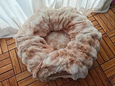 2 in 1 Luxury Plush cat Tunnel with cat Bed for Small Medium Large Cats,Multifunctional Cat Toys. in Kuwait