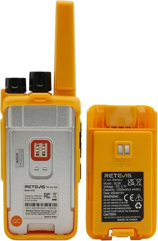 Retevis RT68 Walkie Talkies for Adults, 2 Way Radios Long Range, Hands Free, 1200mAh Battery, Portable Walkie Talkie Rechargeable with USB Charging Base, for Hunting Road Trip Hiking Family (4 Pack) in Saudi Arabia