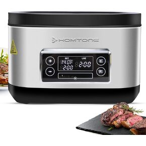 Homtone Sous Vide Cooker, 8 Quart Suveed Cooking Machine, Temperature Control Stainless Steel Sous Vide, Sous Vide Precise Cooker with Timer, Sousvide for Steak/Seafood/Poultry/Vegetables/Eggs in Kuwait