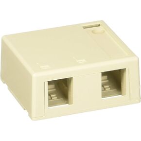 Leviton 41089-6WP QuickPort Surface Mount Housing, 6-Port, White in Kuwait