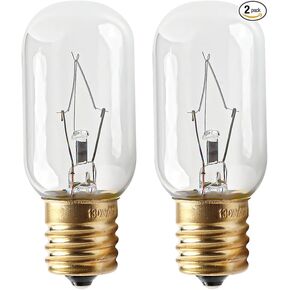 WB36X10003 Bulb 40W 130V Microwave Light Bulb Replacement Compatible with GE General Electric & Hotpoint Microwaves (Pack of 2) in Saudi Arabia