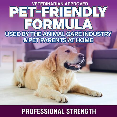 OdorPet Pet Stain Remover and Odor Eliminator - 64 Oz (Makes 2.55 Gallons of Working Solution) Non Staining, Professional Strength, Lavender Scent by Alpha Tech Pet in Saudi Arabia