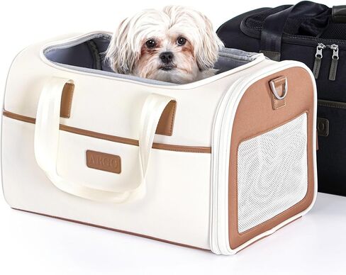 اختيار المسافر Argo Pawsport to Adventure Pet Carrier، أسود in Kuwait