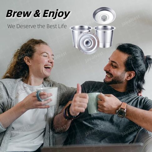 أكواب K قابلة لإعادة الاستخدام لـ Keurig 1.0، كبسولات قهوة قابلة لإعادة الاستخدام من الفولاذ المقاوم للصدأ لـ Keurig، كبسولات Keurig قابلة لإعادة الاستخدام، فلتر قهوة قابل لإعادة الملء، صديق للبيئة، خالي من مادة BPA (2 * جديد لـ Keurig 1.0) in Saudi Arabia