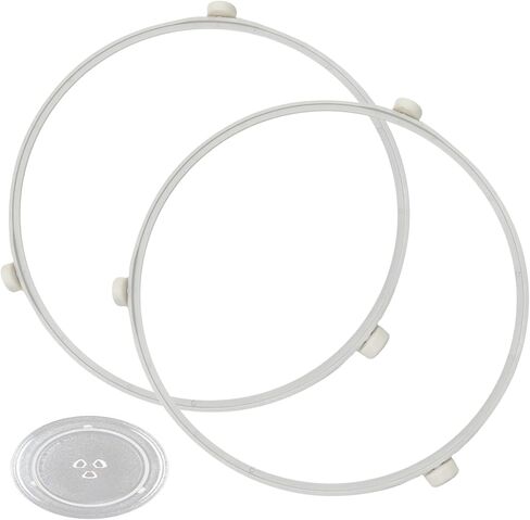 9.53in WB06X10705 Microwave Turntable Ring Replacement for GE Microwaves,Rotating Ring Roller,Microwave Oven Tray Support,Glass Plate Tray Support Holder in Saudi Arabia