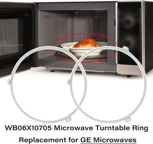 9.53in WB06X10705 Microwave Turntable Ring Replacement for GE Microwaves,Rotating Ring Roller,Microwave Oven Tray Support,Glass Plate Tray Support Holder in Saudi Arabia