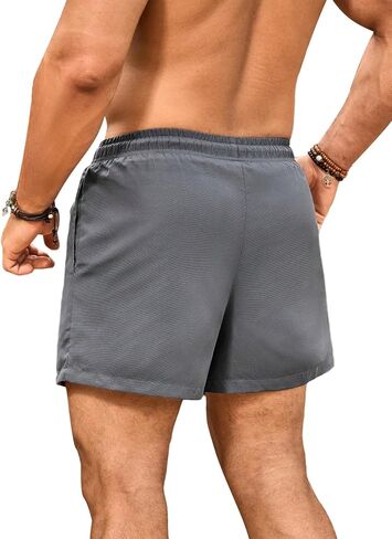 Men's Swim Trunks Quick Dry Bathing Suit Swimming Board Shorts Compression Liner Beach Swimwear in Saudi Arabia