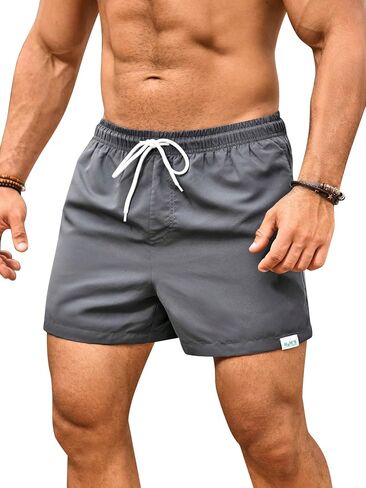 Men's Swim Trunks Quick Dry Bathing Suit Swimming Board Shorts Compression Liner Beach Swimwear in Saudi Arabia